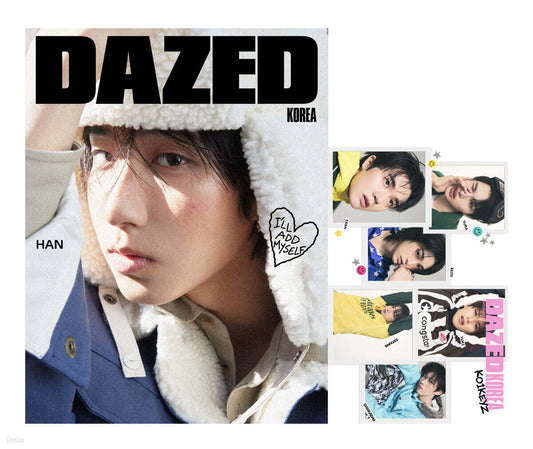 (PRE-ORDER 2026-11-09) DAZED & Confused Korea Magazine [2026 Winter Edition x Han (Stray Kids)](3 Covers)