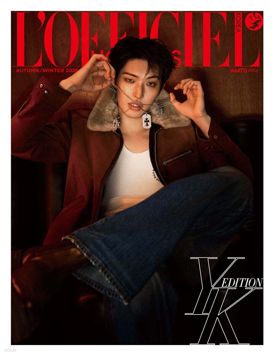 (PRE-ORDER 2026-09-07) L'OFFICIEL HOMME (Magazine) - 2026 F/W (Cover ATEEZ Mingi)(3 Covers)