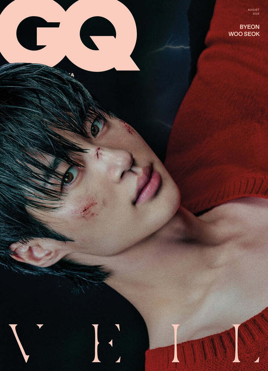 (PRE-ORDER 2026-07-28) GQ KOREA Magazine - 2026.08 (Cover: Byeon Woo Seok BWS)(4 Covers)