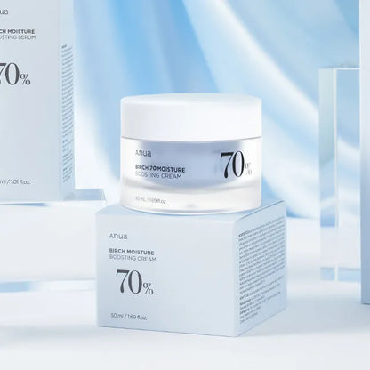 ANUA - Birch 70 Moisture Boosting Cream (50 mL).