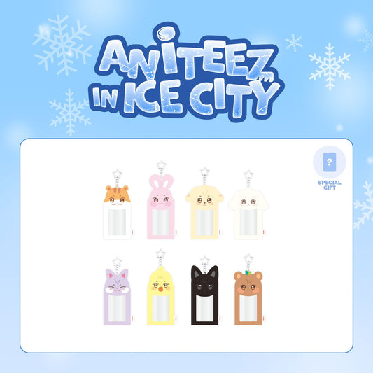 ATEEZ X ANITEEZ [ANITEEZ IN ICE CITY] Photo Card Holder Keyring (Merch).