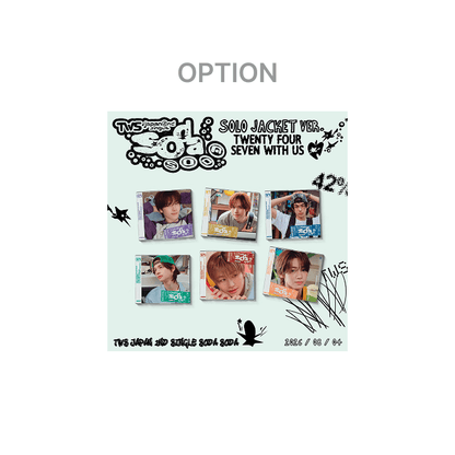 (PRE-ORDER 2026-08-11) TWS - Japan 2nd Single Album [SODA SODA] Solo Jacket Version (6 Versions) Random 1ea (Weverse Shop POB Included)