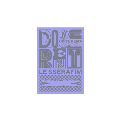 (PRE-ORDER 2025-07-17) LE SSERAFIM - Japan 4th Single Album [DIFFERENT] (3 Versions)