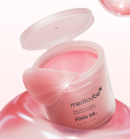 medicube - PDRN Pink Collagen Toning Gel Toner Pad (70 pcs)