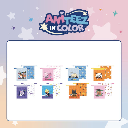 (PRE-ORDER 2026-08-15) ATEEZ x ANITEEZ - POP-UP STORE MD [ANITEEZ IN COLOR] ANITEEZ COLOR POUCH (8 Versions) Random 1ea (POB Included Based on Order Amount)