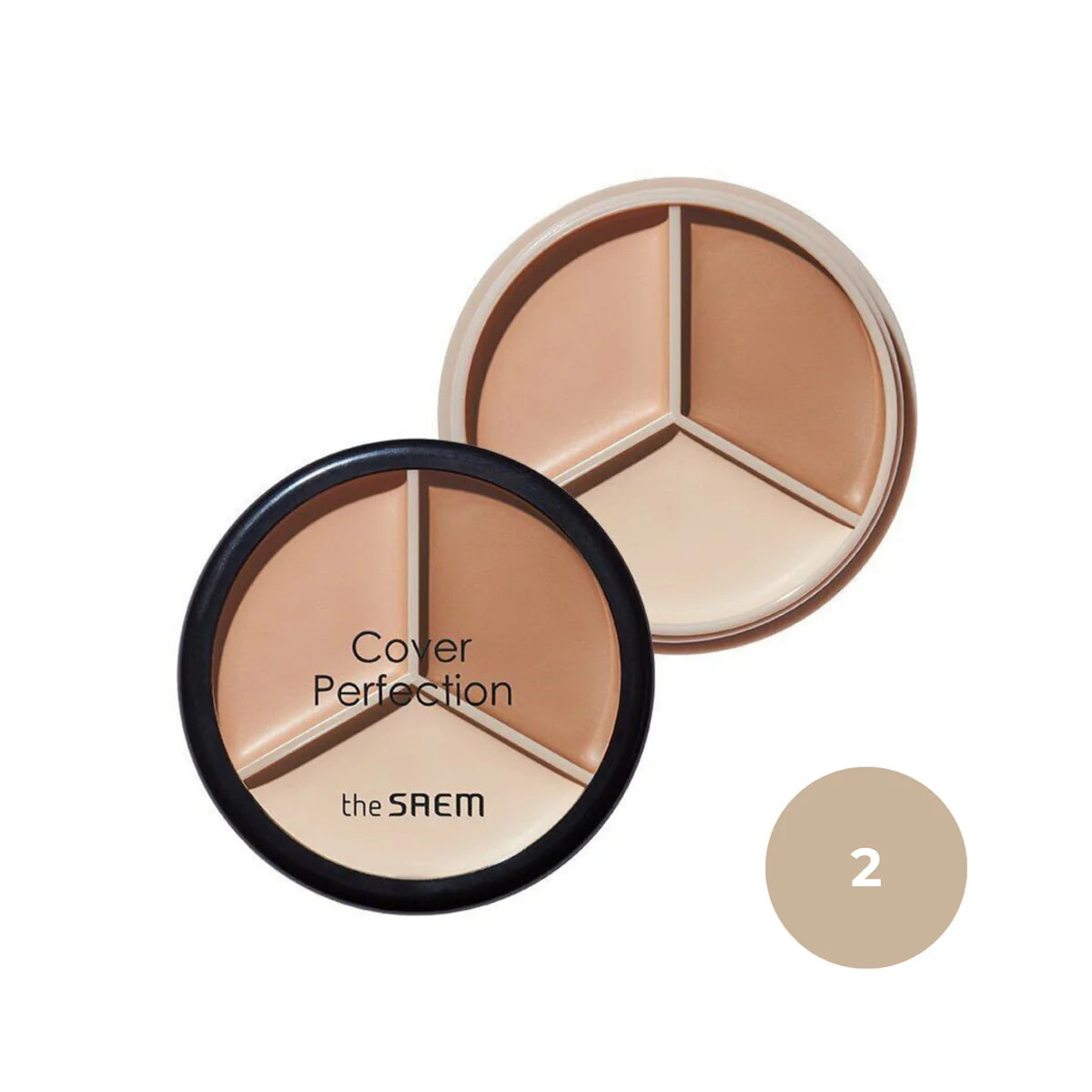 The Saem - Cover Perfection Triple Pot Concealer - 4 Types