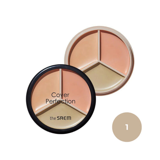 The Saem - Cover Perfection Triple Pot Concealer - 4 Types