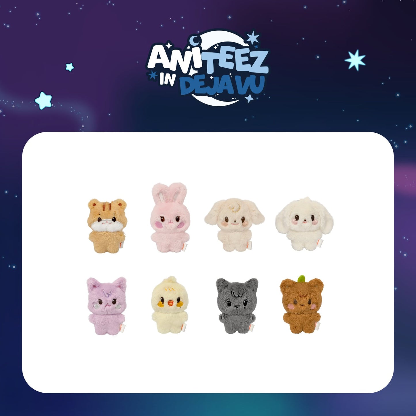 (PRE-ORDER 2026-11-15) ATEEZ x ANITEEZ - POP-UP [ANITEEZ IN DEJA VU] TINY ANITEEZ MINI DOLL (POB Included Based on Order Amount)