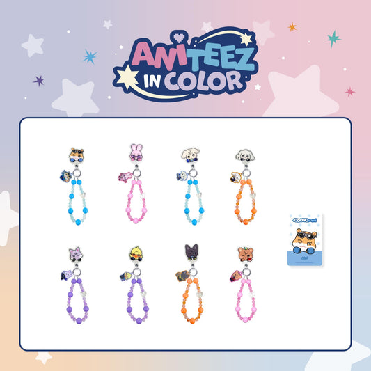 (PRE-ORDER 2026-08-15) ATEEZ x ANITEEZ - POP-UP STORE MD [ANITEEZ IN COLOR] PHONE TAG BEADS STRAP (8 Versions)(POB Included Based on Order Amount)