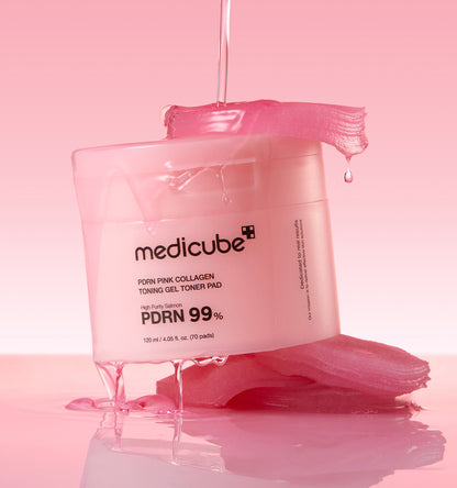 medicube - PDRN Pink Collagen Toning Gel Toner Pad (70 pcs)