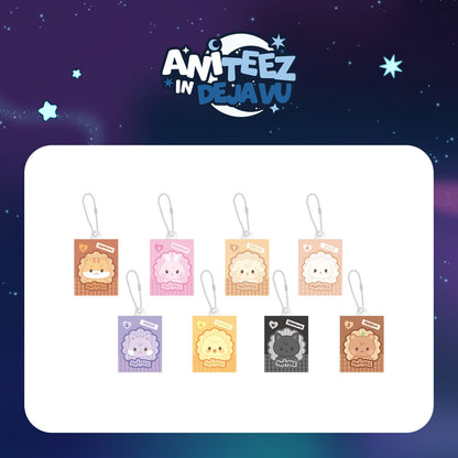 (PRE-ORDER 2026-11-15) ATEEZ x ANITEEZ - POP-UP [ANITEEZ IN DEJA VU] RANDOM MINIATURE KEYRING (POB Included Based on Order Amount)