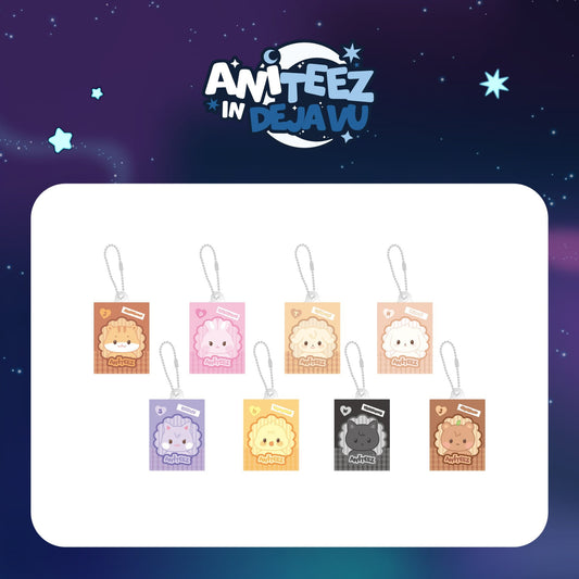 (PRE-ORDER 2026-11-15) ATEEZ x ANITEEZ - POP-UP [ANITEEZ IN DEJA VU] RANDOM MINIATURE KEYRING (POB Included Based on Order Amount)