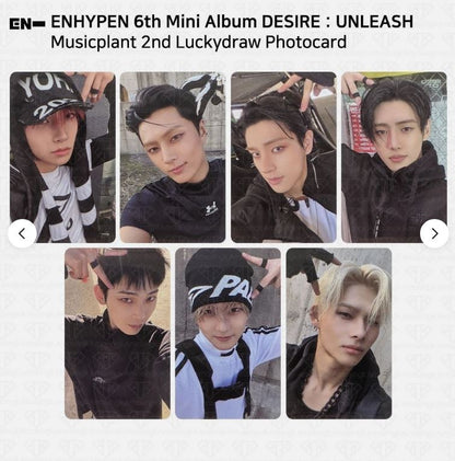 (RESTOCK) ENHYPEN - 6th Mini Album [Desire : Unleash] (3 Versions)(POB: Music Plant 2ND Lucky Draw Event Photocard 1ea Included).