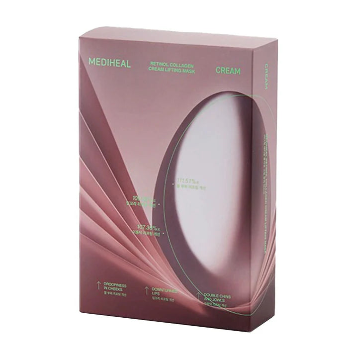 Mediheal - Retinol Collagen Cream Lifting Mask (10 pcs)