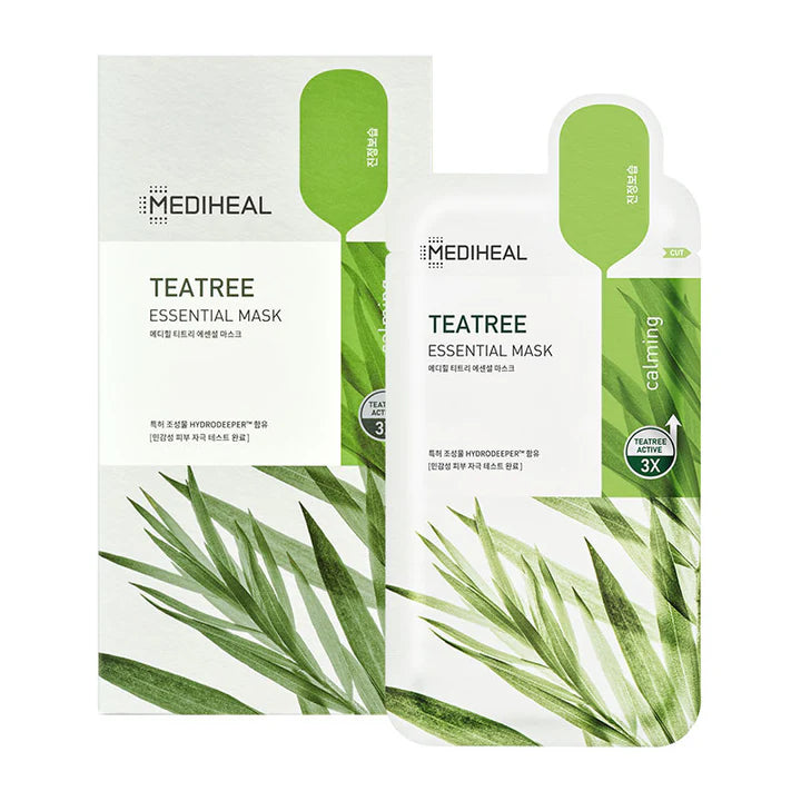 Mediheal - Teatree Essential Mask Pack (10 pcs x 24 g) – K-Towns