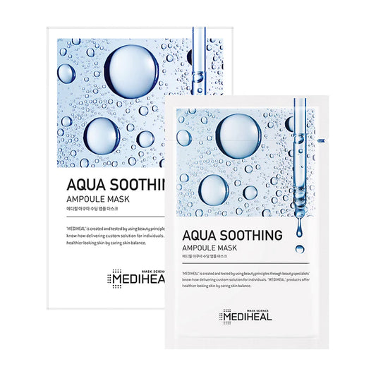 Mediheal - Aqua Soothing Ampoule Mask (10 pcs)