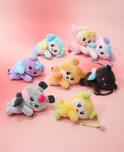 MIGHTEEZ(ATEEZ) - [MIGHTEEZ Rock The Stage] PLUSH BAG (8 Versions)(LINE FRIENDS SQUARE MERCH)(POB Photocard Included)