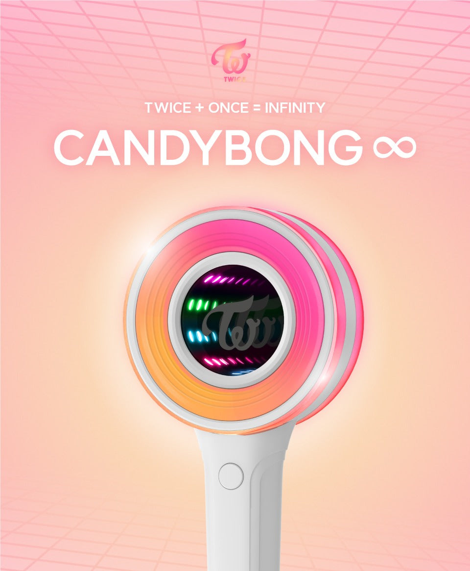 TWICE - OFFICIAL LIGHT STICK (CANDYBONG Infinity ∞)(with K