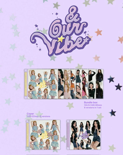 SAY MY NAME - 3rd EP Album [&Our Vibe] HYPE VIBE Version (8 Versions)(🎁POB Included)