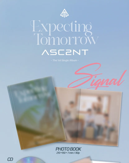 ASC2NT 1st Single Album Expecting Tomorrow (2 Versions).