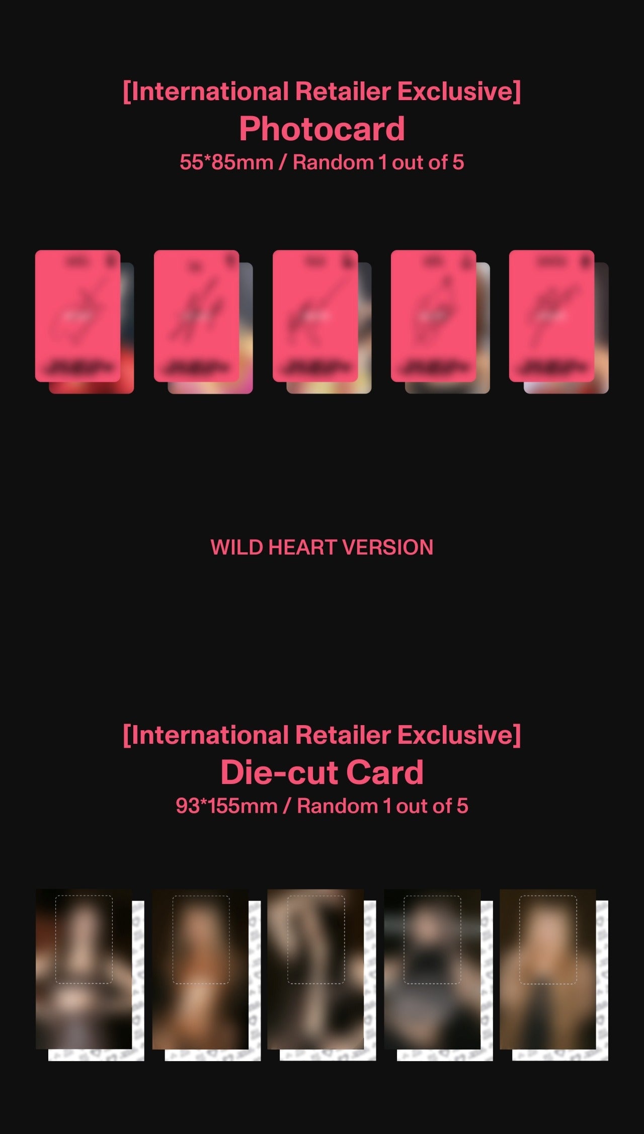 (PRE-ORDER 2026-08-14) KATSEYE - [WILD] International Retailer Exclusive - WILD HEART VERSION