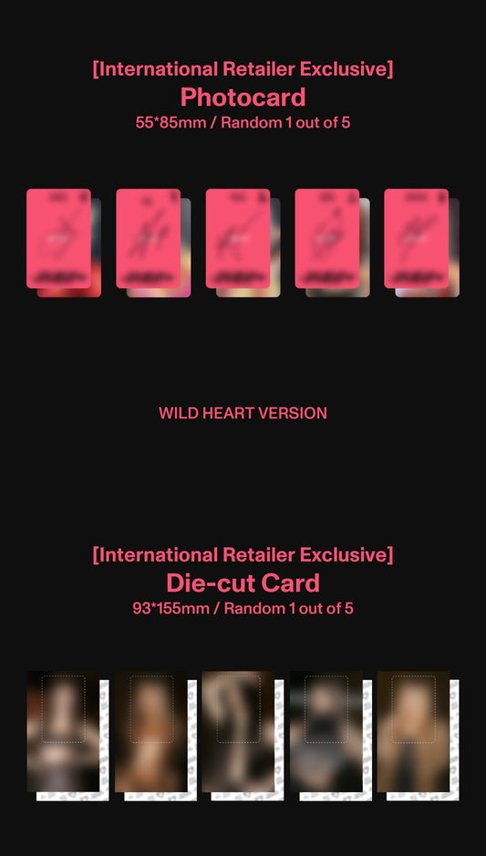 (PRE-ORDER 2026-08-14) KATSEYE - [WILD] International Retailer Exclusive - WILD HEART VERSION