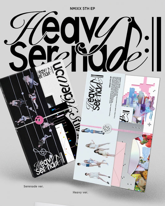 (PRE-ORDER 2026-05-11) NMIXX - 5th EP Album [Heavy Serenade] Standard Version (2 Versions) Set (POB Photocard & Poster in a roll - Pre-order only)