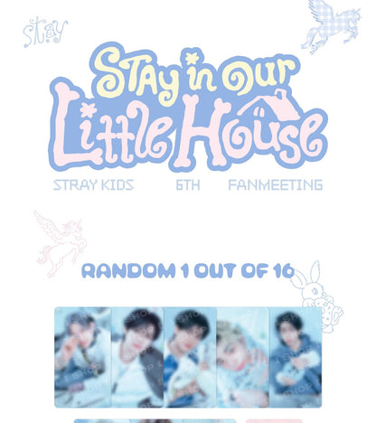 (PRE-ORDER 2026-07-30) Stray Kids - 6th Fanmeeting [STAY in Our Little House] Special Trading Card (POB Included Based on Order Amount).
