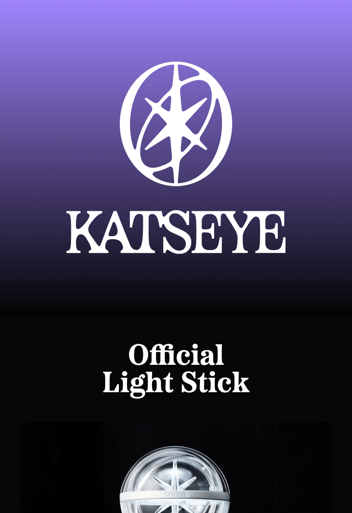 (PRE-ORDER 2025-10-15) KATSEYE - Official Light Stick (with K-Towns Light Stick Event)._