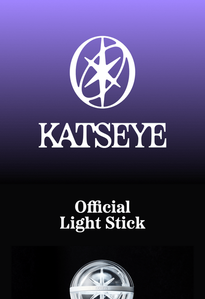 (PRE-ORDER 2025-10-15) KATSEYE - Official Light Stick (with K-Towns Light Stick Event)._