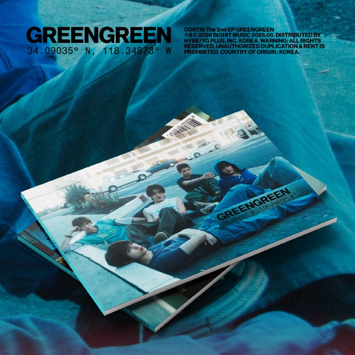 (PRE-ORDER 2026-05-04) CORTIS - The 2nd EP [GREENGREEN] Strandard Version (3 Versions) Random 1ea (Weverse Shop POB Included)