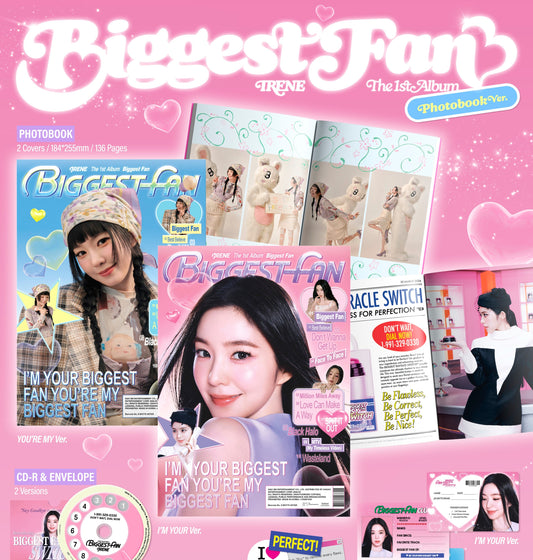 IRENE (RED VELVET) - 1st Album [Biggest Fan] Photobook Version (2 Versions)(RESTOCK 2026-06-15)