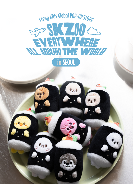 (PRE-ORDER 2026-08-15) Stray Kids - SKZOO KEYRING SEOUL Ver. [SKZOO Everywhere All Around The World](8 Versions)(POB Included Based on Order Amount)