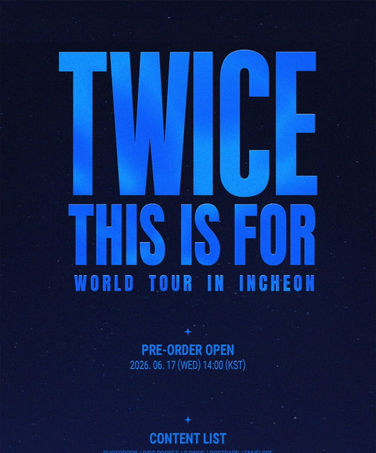 (PRE-ORDER 2026-07-13) TWICE - [THIS IS FOR] WORLD TOUR IN INCHEON DVD Version