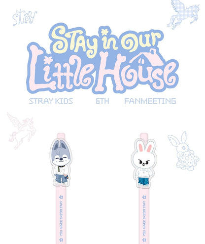 (PRE-ORDER 2026-07-30) Stray Kids - 6th Fanmeeting [STAY in Our Little House] SKZOO GEL PEN (8 Versions)(POB Included Based on Order Amount)