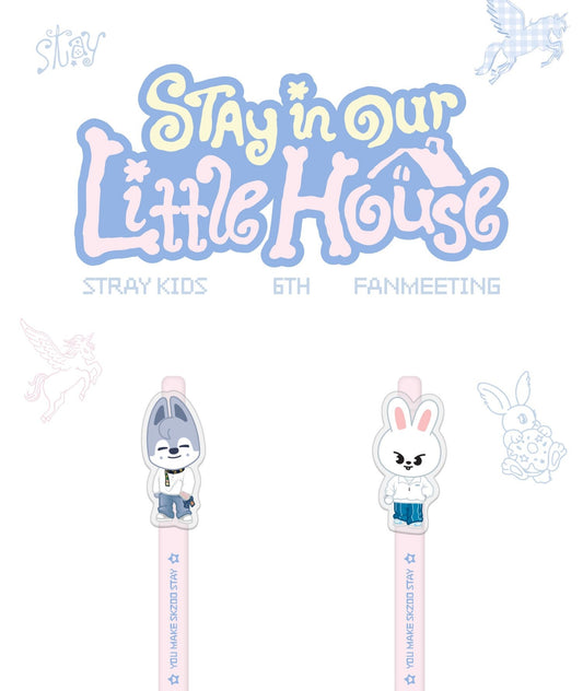(PRE-ORDER 2026-07-30) Stray Kids - 6th Fanmeeting [STAY in Our Little House] SKZOO GEL PEN (8 Versions)(POB Included Based on Order Amount)