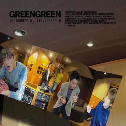 (PRE-ORDER 2026-05-04) CORTIS - The 2nd EP [GREENGREEN] Weverse Albums Version (4 Versions) Random 1ea (Weverse Shop POB Included)