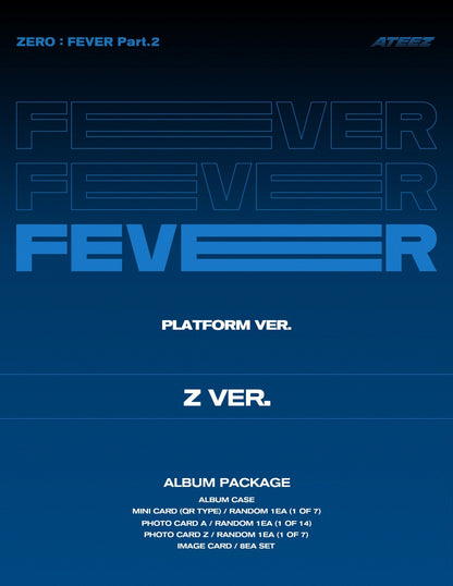 ATEEZ - ZERO : FEVER Part. 2, Platform Version (3 Versions).