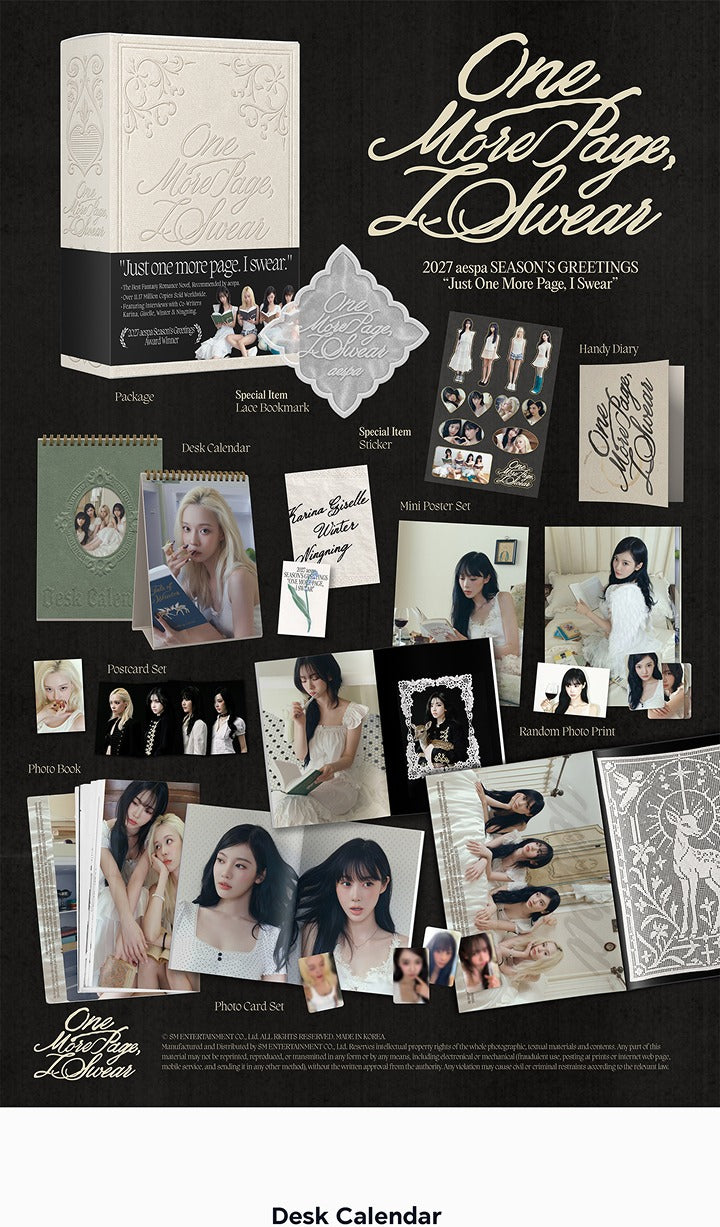 (PRE-ORDER 2027-01-07) aespa - 2027 Season's Greetings (🎁POB Included - Pre-order only)