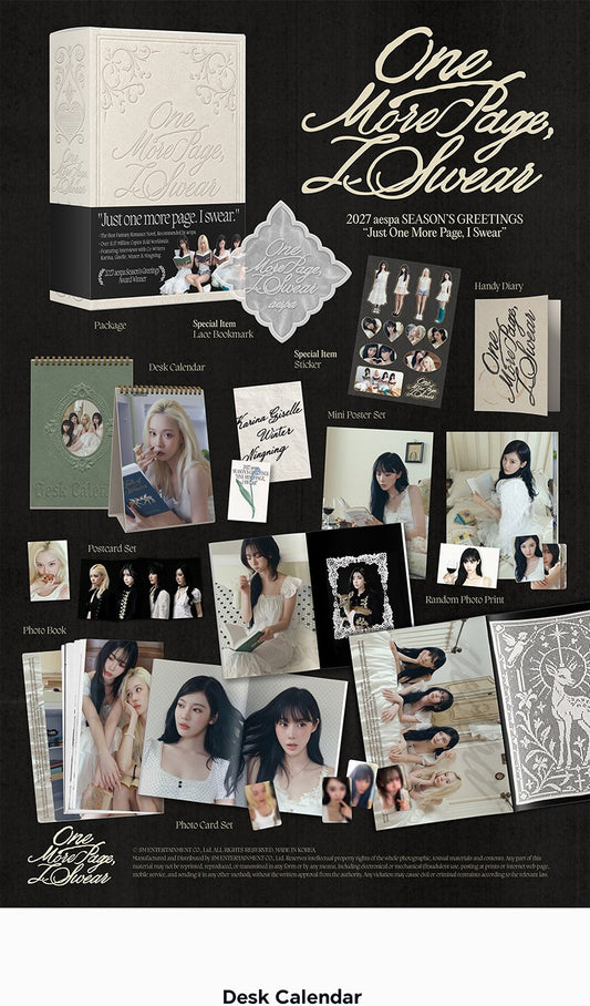 (PRE-ORDER 2027-01-07) aespa - 2027 Season's Greetings (🎁POB Included - Pre-order only)