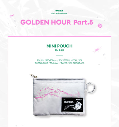 (PRE-ORDER 2026-08-31) ATEEZ - POP-UP STORE MD [GOLDEN HOUR Part.5] MINI POUCH