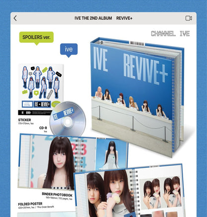 IVE - 2nd Album [REVIVE+] SPOILERS Version (POB Option Available).