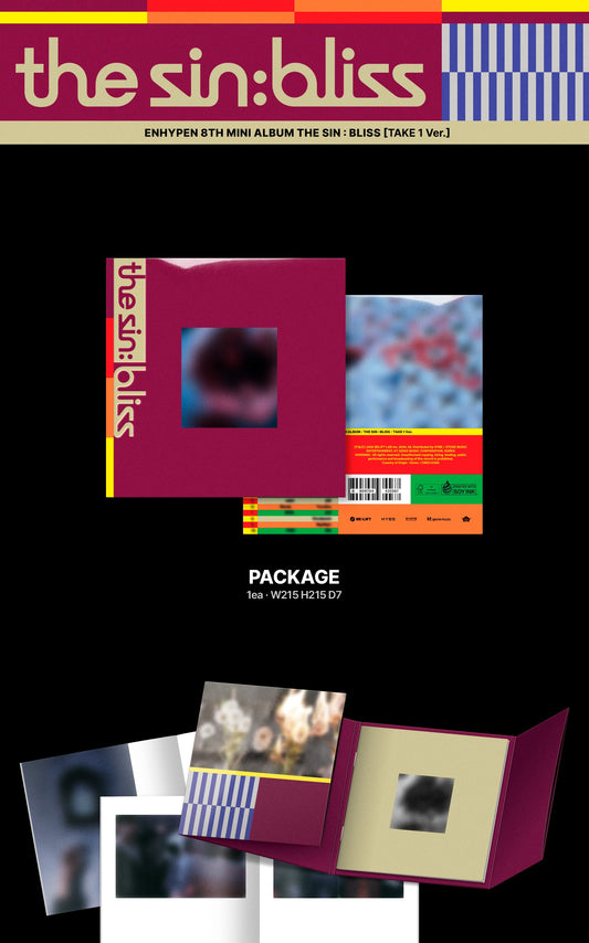 (PRE-ORDER 2026-08-21) ENHYPEN - 8th Mini Album [the sin : bliss] Standard Version (4 Versions) Random 1ea (POB Included - pre-order only)