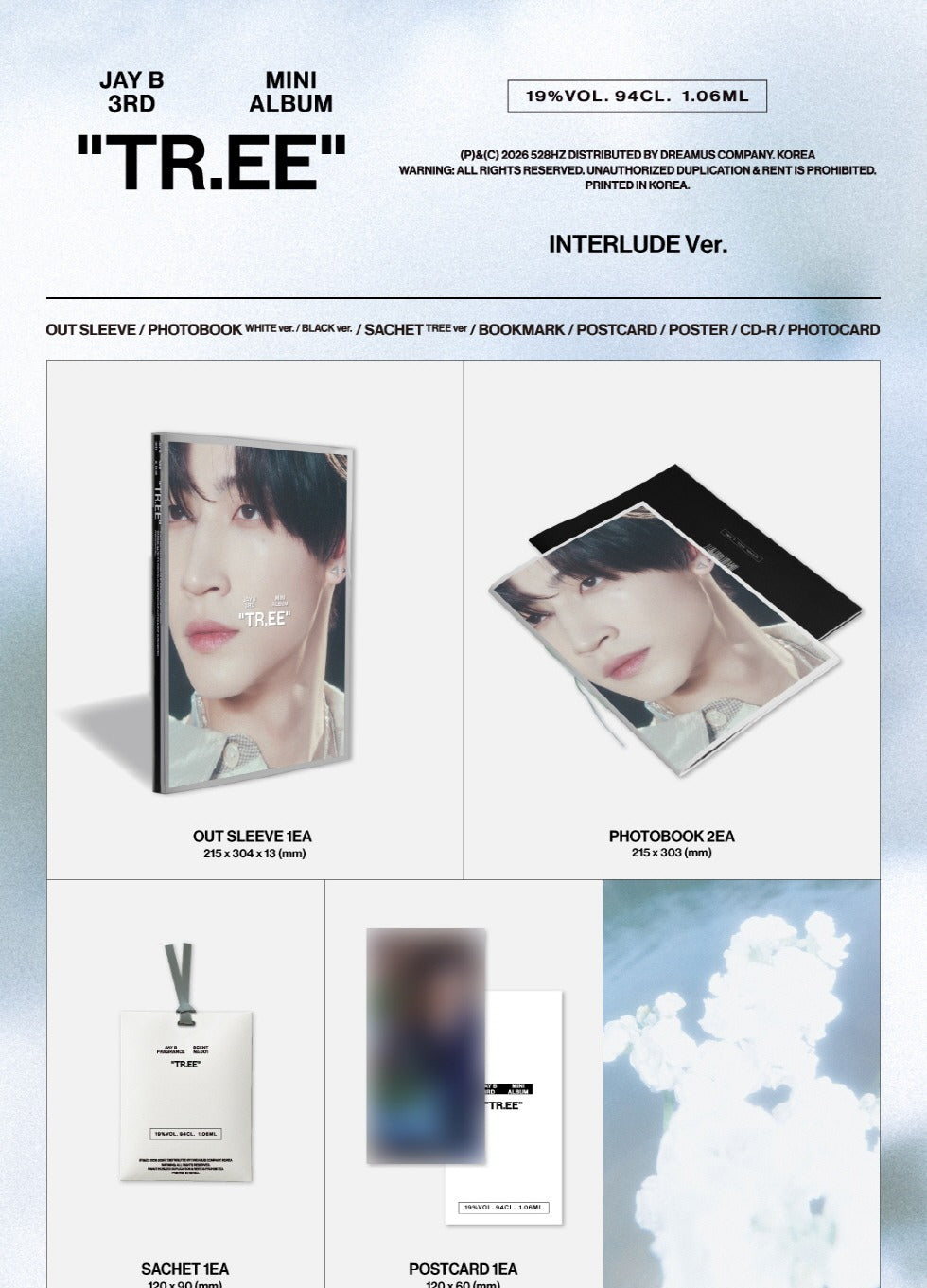 Jay B (GOT7) - 3rd Mini Album [TR.EE] INTERLUDE Version