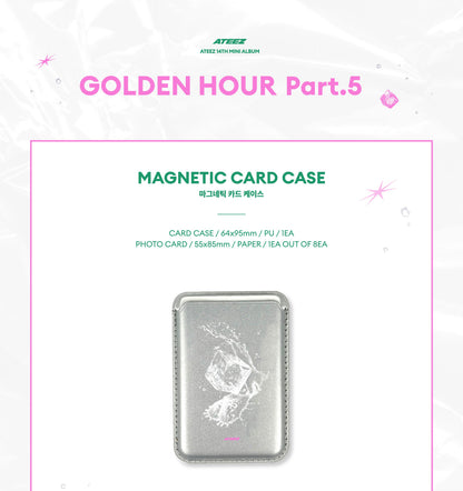 (PRE-ORDER 2026-08-31) ATEEZ - POP-UP STORE MD [GOLDEN HOUR Part.5] MAGNETIC CARD CASE