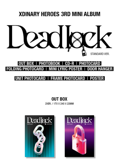 XDINARY HEROES - 3rd mini album [Deadlock] (2 Versions)