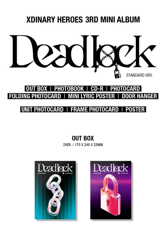 XDINARY HEROES - 3rd mini album [Deadlock] (2 Versions)