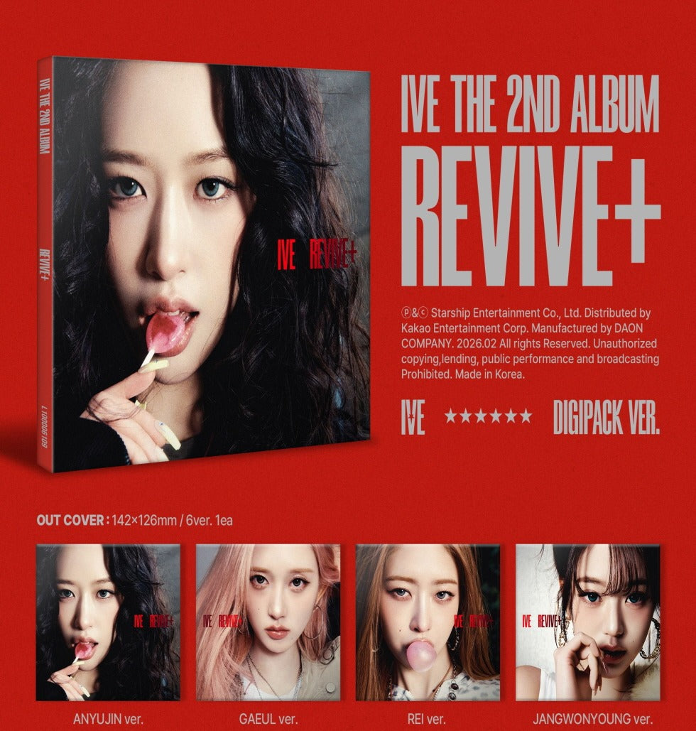 IVE - 2nd Album [REVIVE+] Digipack Version (6 Versions). – K-Towns