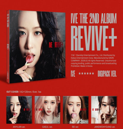 IVE - 2nd Album [REVIVE+] Digipack Version (6 Versions).