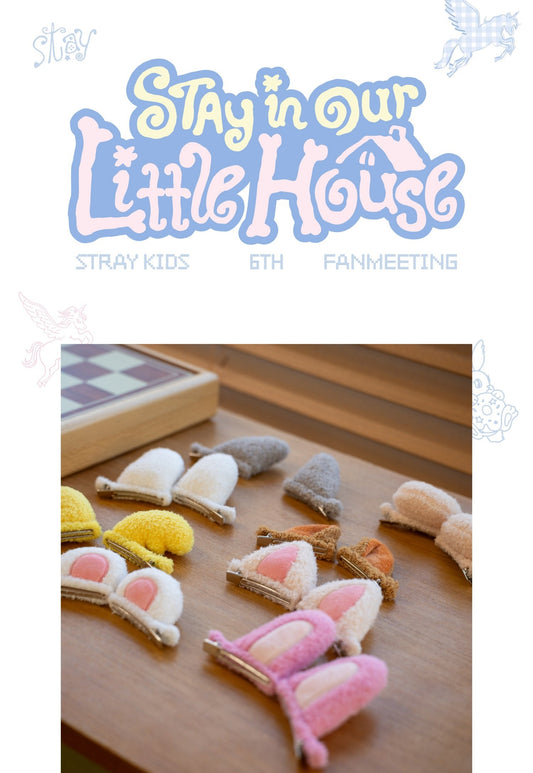 (PRE-ORDER 2026-07-30) Stray Kids - 6th Fanmeeting [STAY in Our Little House] SKZOO PLUSH HAIR PIN (8 Versions)(POB Included Based on Order Amount).